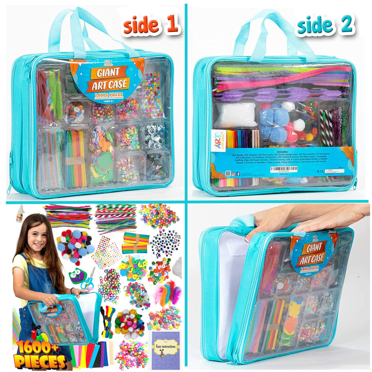 1600+Pcs Craft Kits