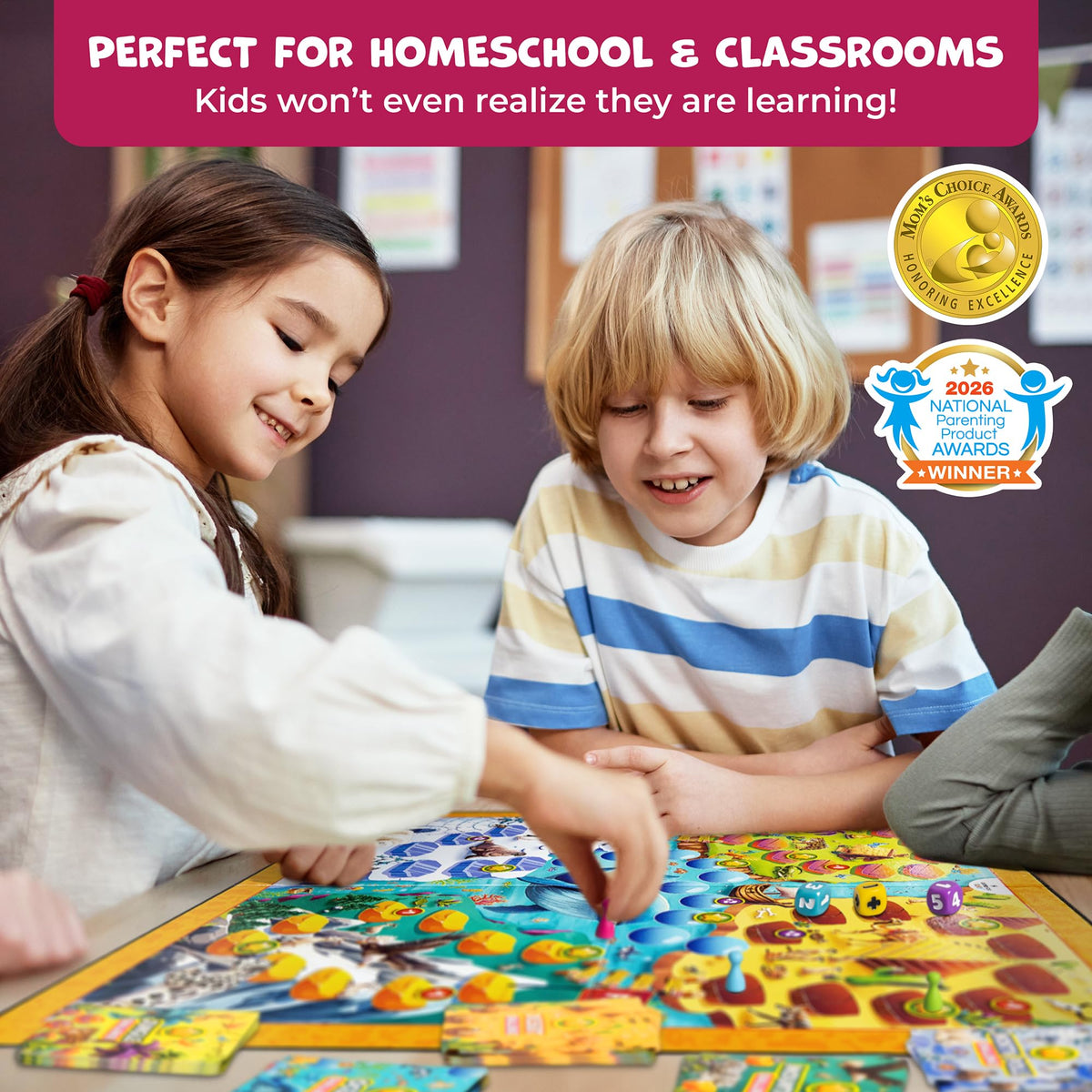 Number Hunter Math Board Game