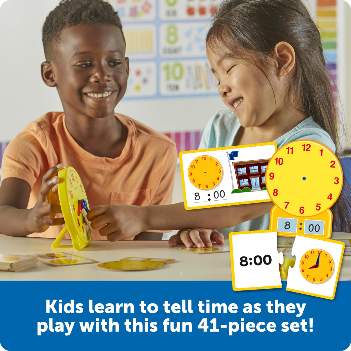 Time Activity Set – Teaching Clocks for Kids