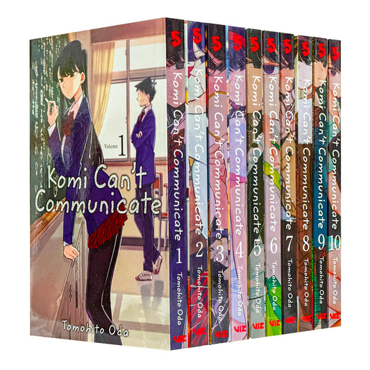 Komi Cant Communicate Collection Vol 1-10 Books Set By Tomohito Oda, paperback