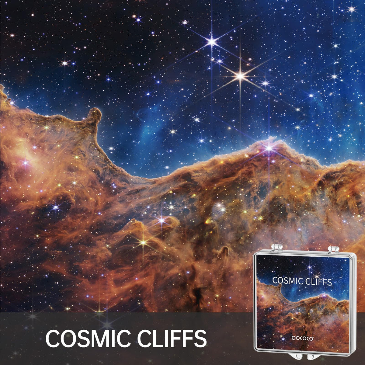 POCOCO Fixed Star and Nebula Series Discs, 5K Resolution, Realistic Patterns, 6 Pieces