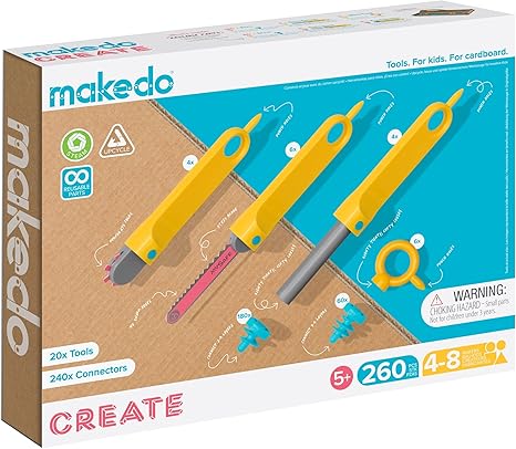 Cardboard Construction Toolbox- Makedo