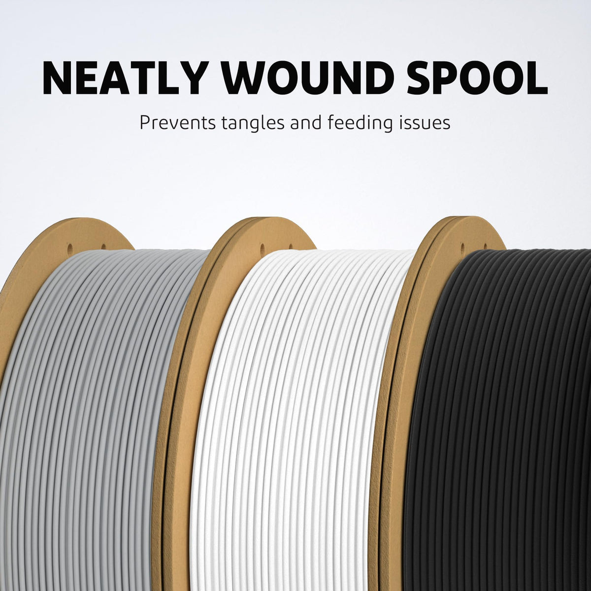 ELEGOO Matte PLA Filament Bundle 4KG, 1.75mm 3D Printer Filament Dimensional Accuracy +/- 0.02mm, 1kg Carboard Spool (2.2lbs) Fits for Most FDM 3D Printers(Black, White, Navy Blue, Ruby Red)