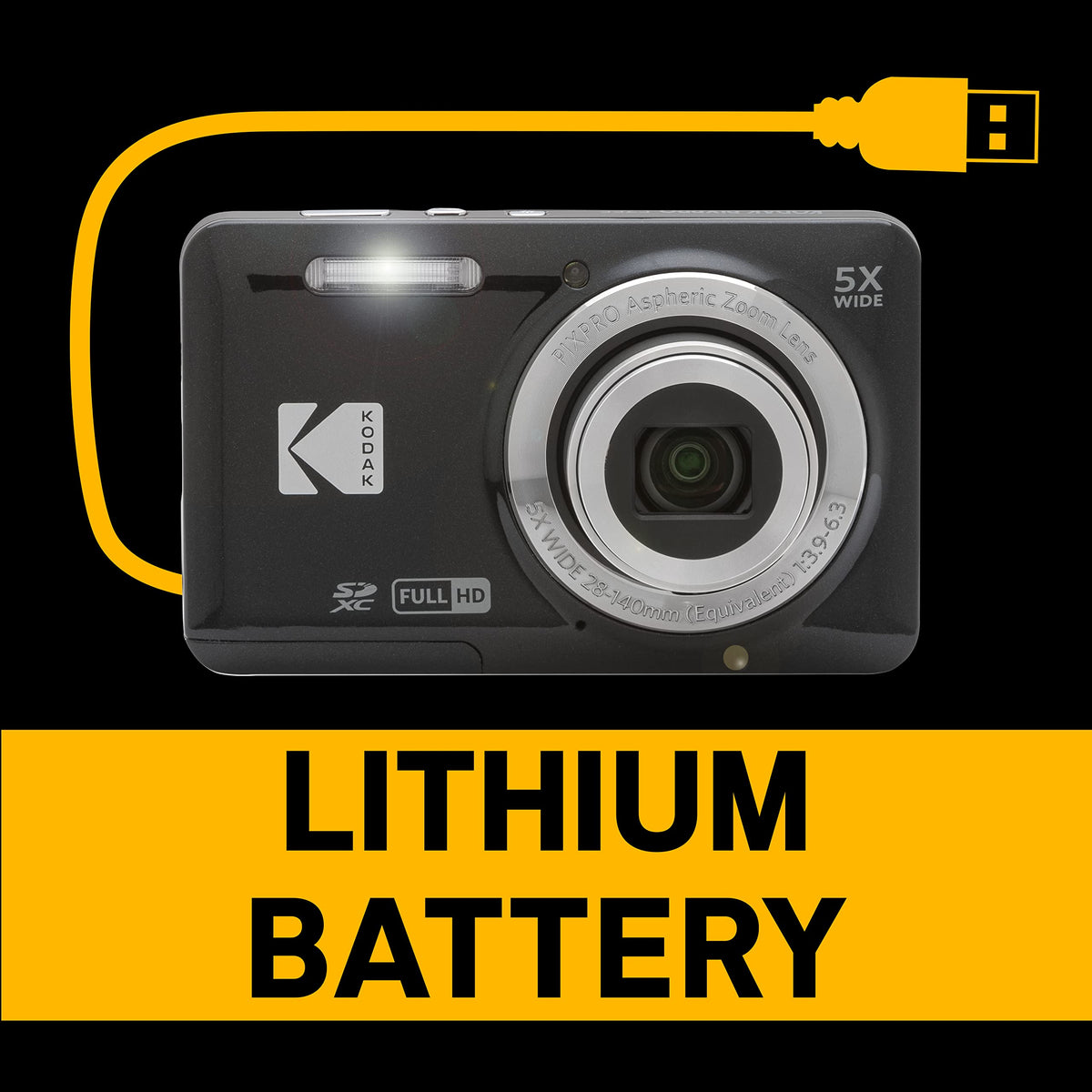 KODAK PIXPRO FZ55-BK Digital Camera