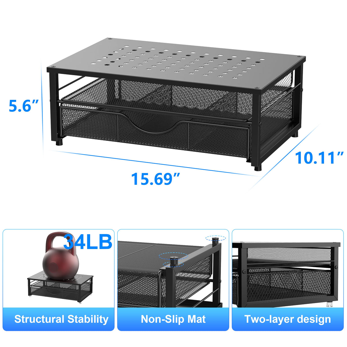 Computer Monitor Stand Riser, Desk Organizers and Accessories
