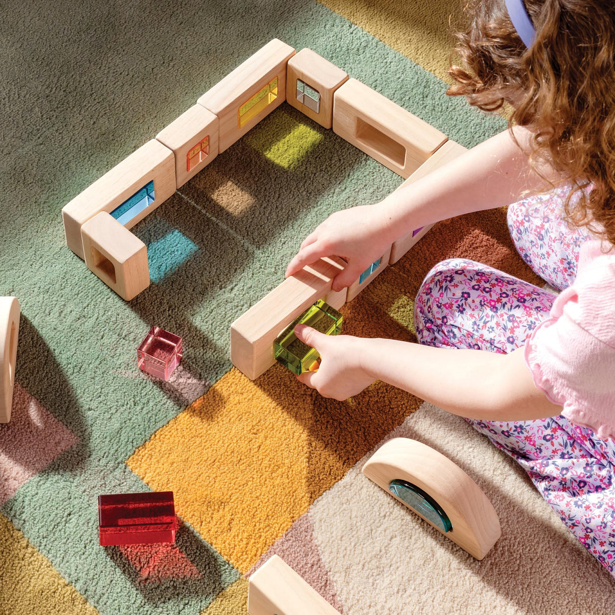 Guidecraft Window Unit Blocks - Foundation Set