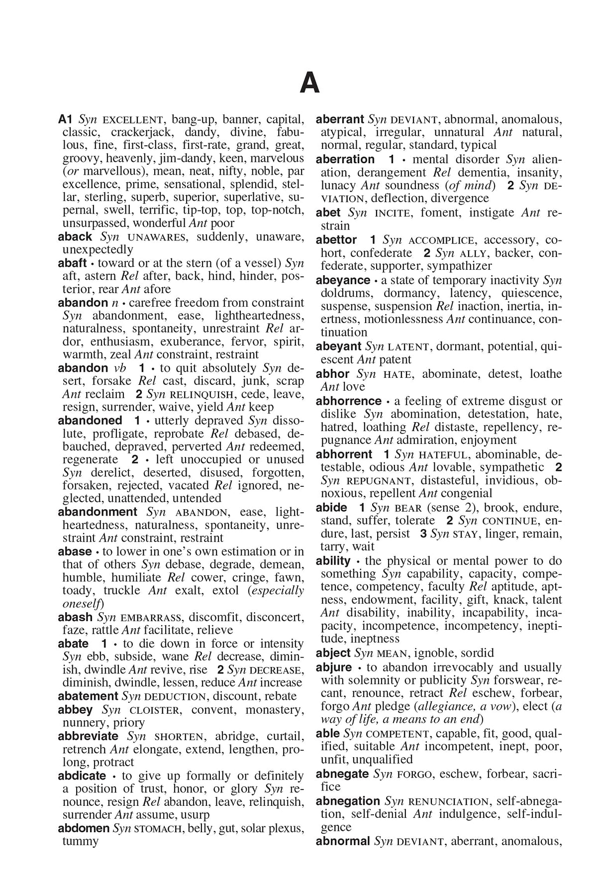 Webster's Thesaurus for Students, Fourth Edition - Newest Edition