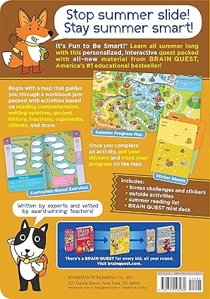 Summer Brain Quest: Between Grades 5 & 6 Paperback