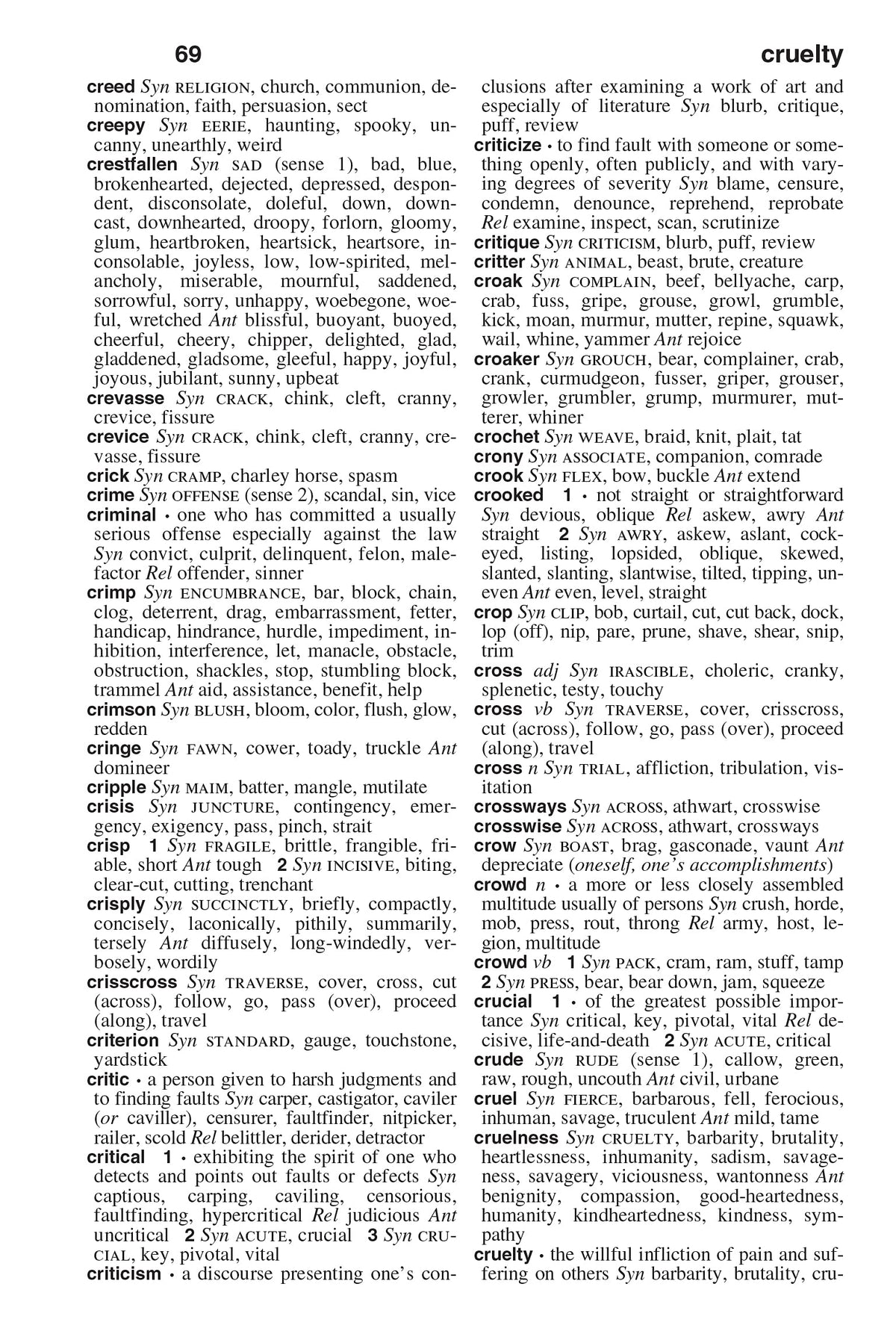 Webster's Thesaurus for Students, Fourth Edition - Newest Edition